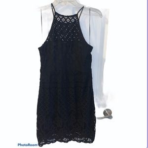Express lace short dress Size 6, black
